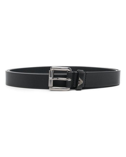 Emporio Armani logo buckle belt
