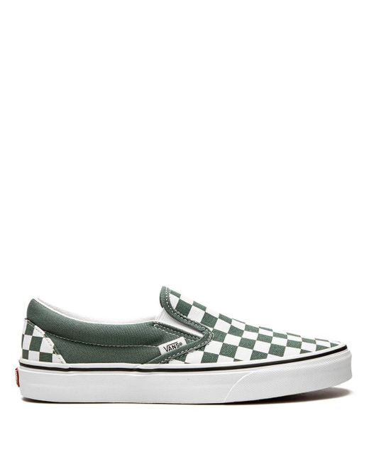 Vans Eco Theory Checkerboard slip-on sneakers
