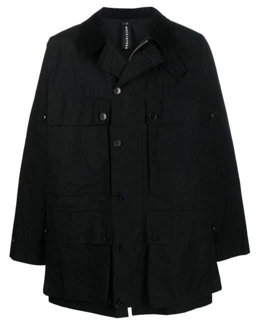 Mackintosh COUNTRY Dark Indigo Waxed Cotton Coat