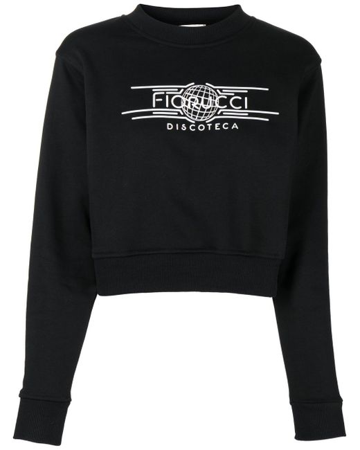 Fiorucci logo-print crew neck sweatshirt