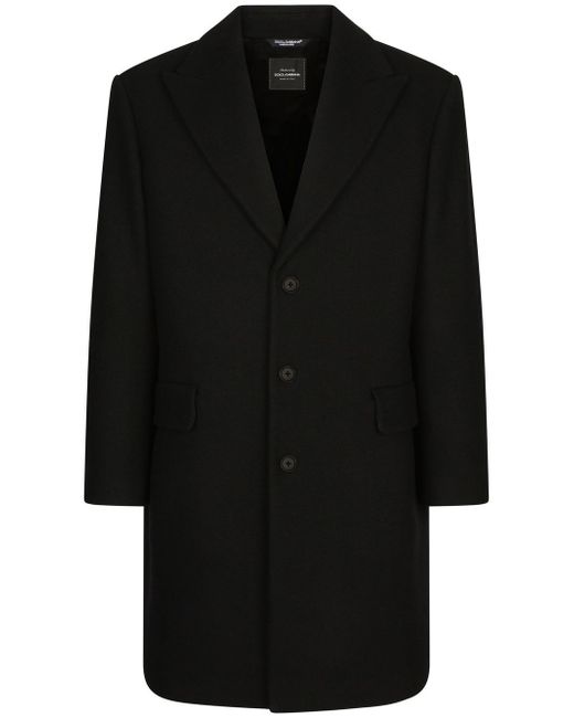 Dolce & Gabbana single-breasted wool coat
