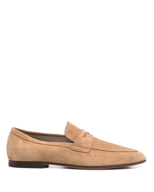 Tod's almond-toe penny loafers