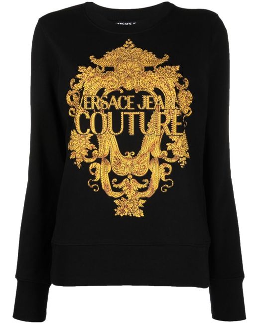 Versace Jeans Couture baroque-print jumper