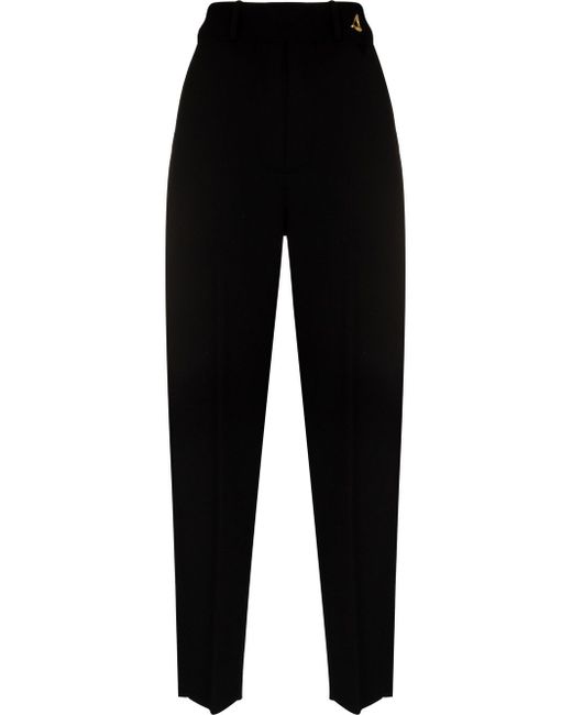 Aeron Madeleine logo-plaque knitted trousers