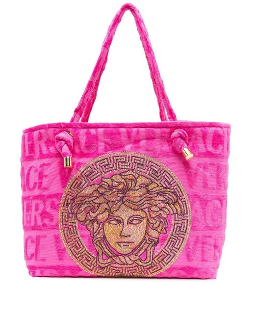 Versace Medusa-embellished tote bag