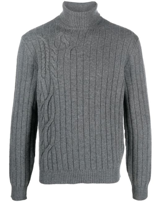 Corneliani knitted roll-neck jumper