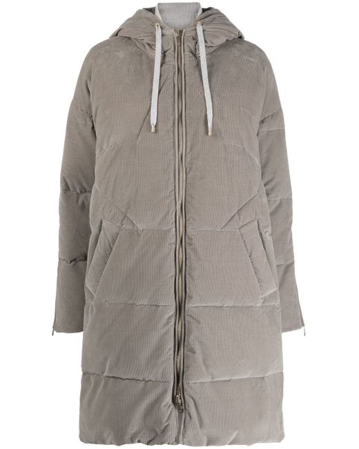 Lorena Antoniazzi zip-up padded coat
