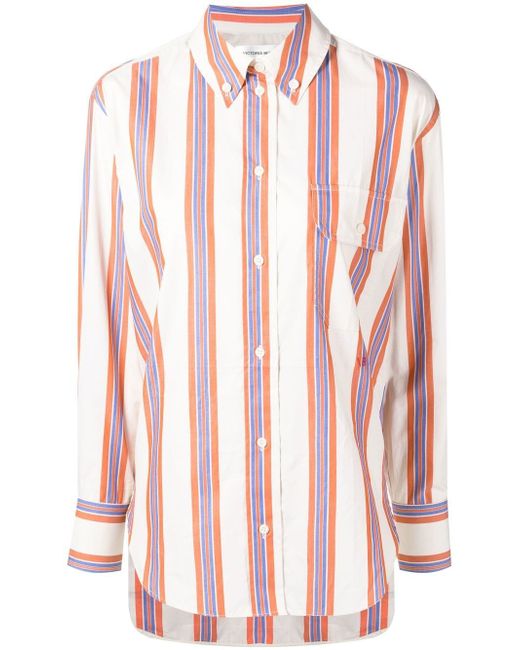 Victoria Beckham striped button-down shirt