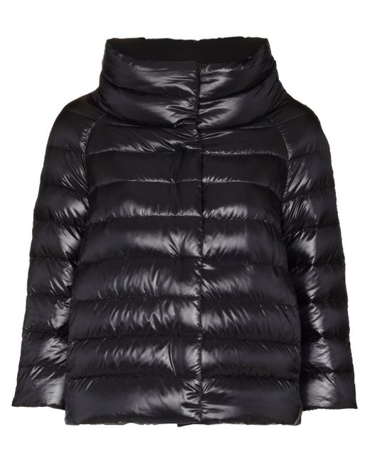 Herno Ultralight quilted high-shine puffer jacket