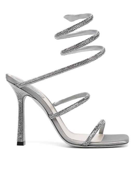 Rene Caovilla Cleo crystal-embellished sandals