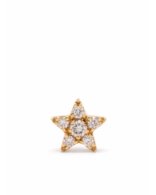 Djula 18kt yellow Star diamond earring