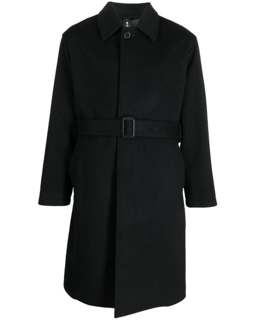 Mackintosh belted wool-cashmere blend trench coat