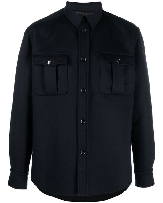 Brioni button-down shirt jacket