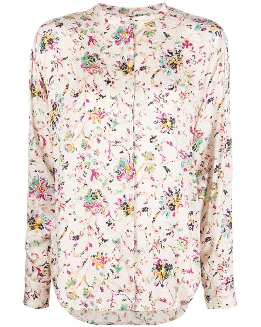 Isabel Marant Etoile Catchell print blouse