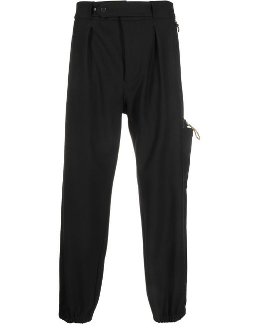 Etro press-stud belted utility trousers