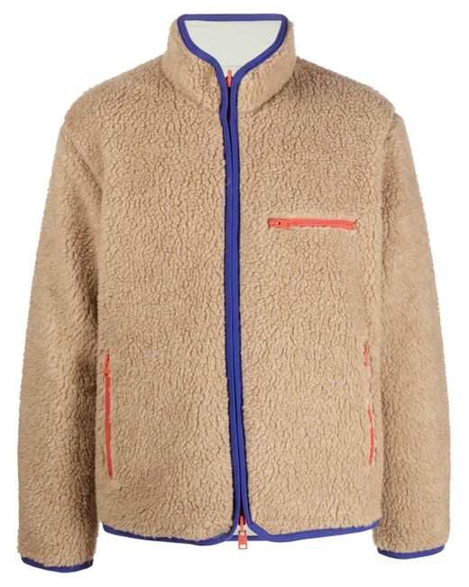 Woolrich reversible curly-fleece jacket
