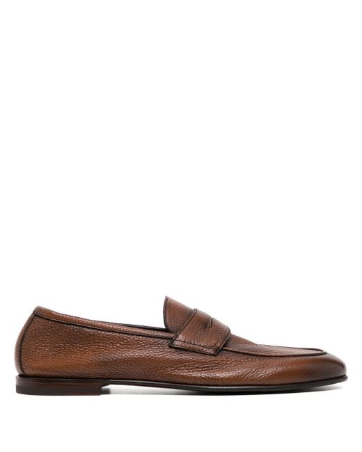 Barrett penny-slot leather loafers