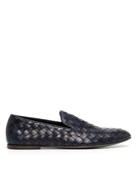 Barrett woven-leather loafers