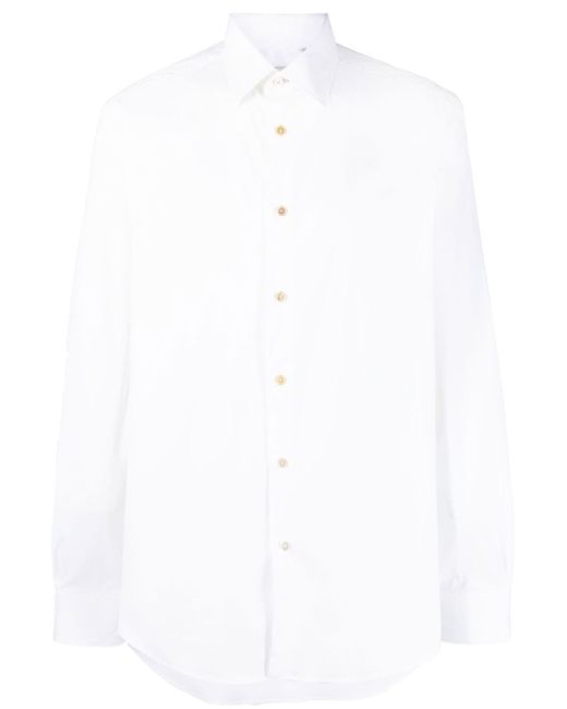 Paul Smith pointed-collar button-up shirt
