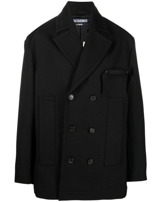 Jacquemus virgin wool double-breasted coat