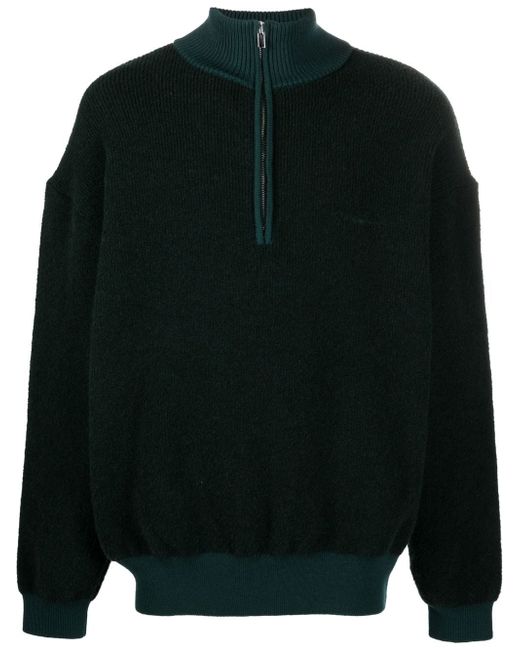 Jacquemus merino wool blend half-zip sweatshirt