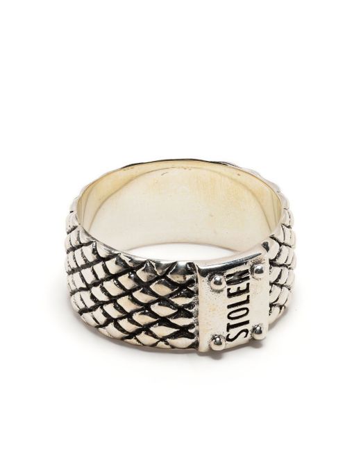 Stolen Girlfriends Club Snake sterling band ring