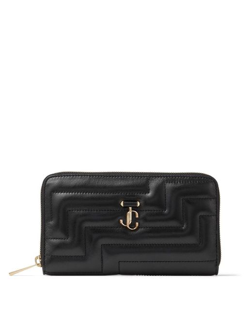 Jimmy Choo Pippa quilted zip-around wallet