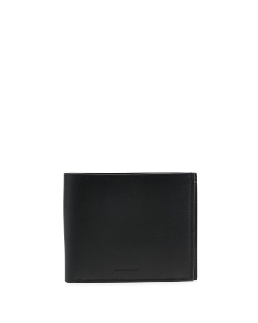 Jil Sander embossed-logo leather wallet