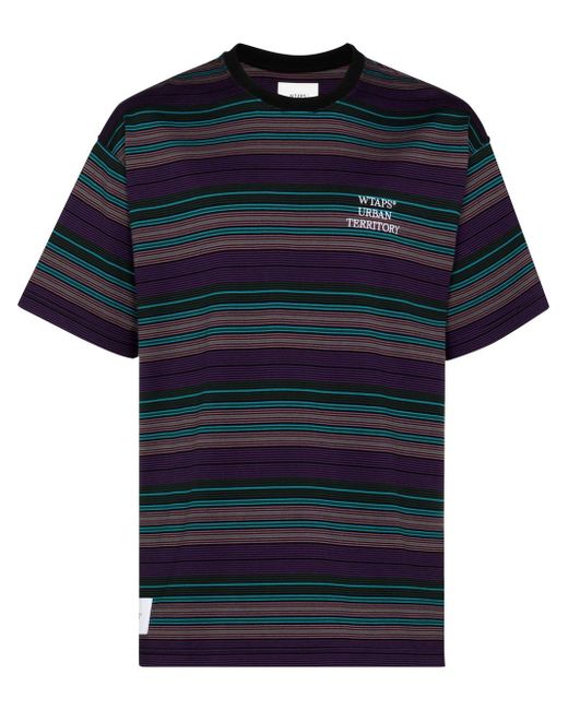 Wtaps striped short-sleeve T-shirt