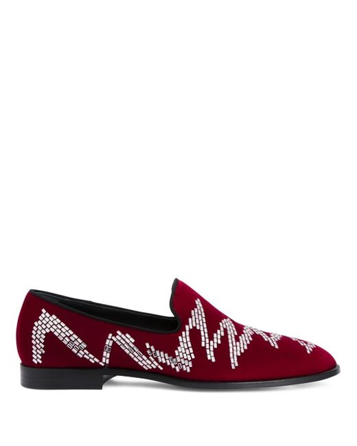 Giuseppe Zanotti Design Jareth Shake embellished loafers