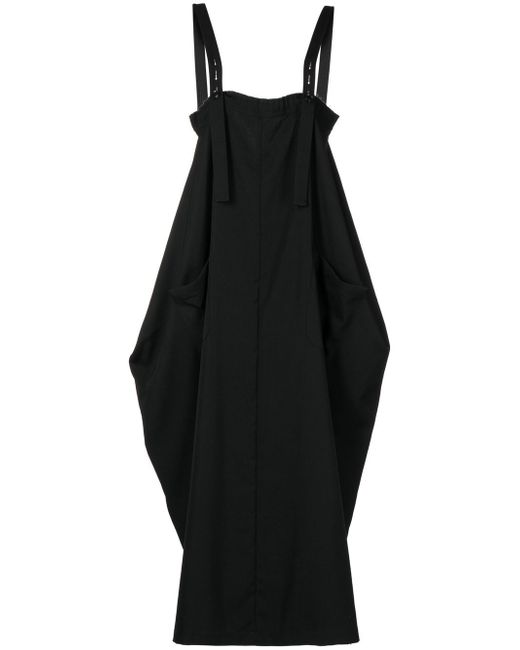 Y's square-neck wool dress