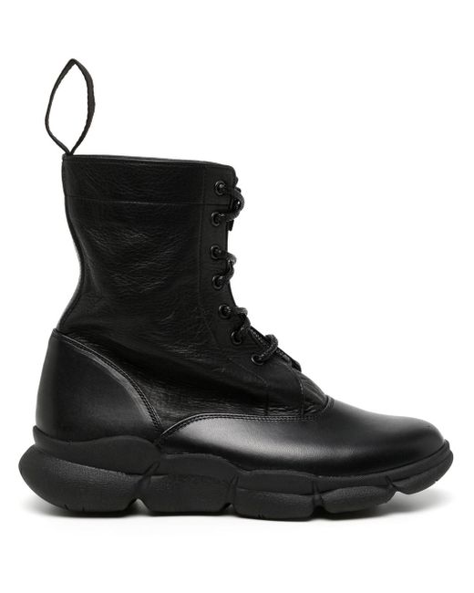 Y's lace-up combat boots