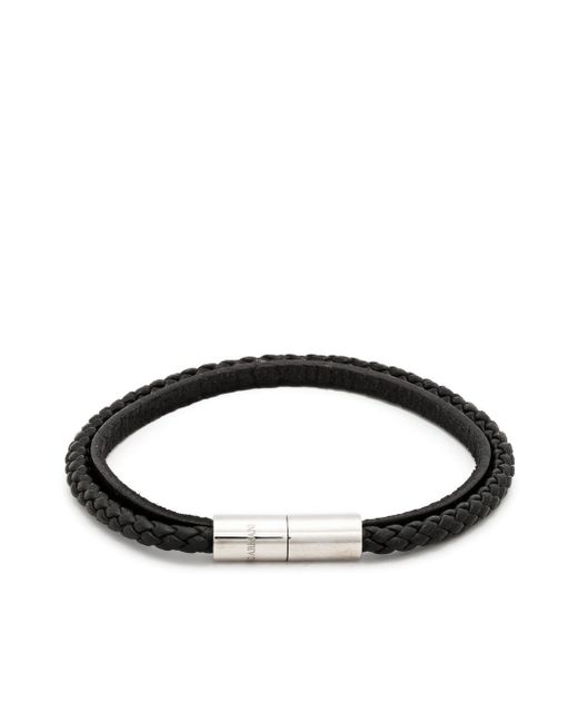 Giorgio Armani braided leather bracelet