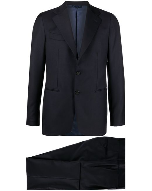 D4.0 notched-collar single-breasted suit set
