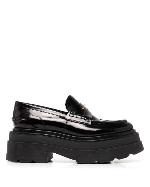 Alexander Wang chunky sole leather loafers