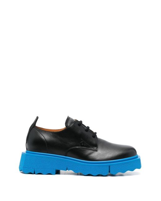 Off-White leather Sponge Derby shoes