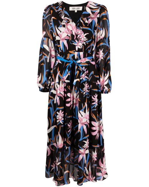 Diane von Furstenberg Jaxson floral-print midi dress