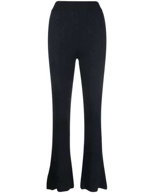 Stella McCartney ribbed flared trousers