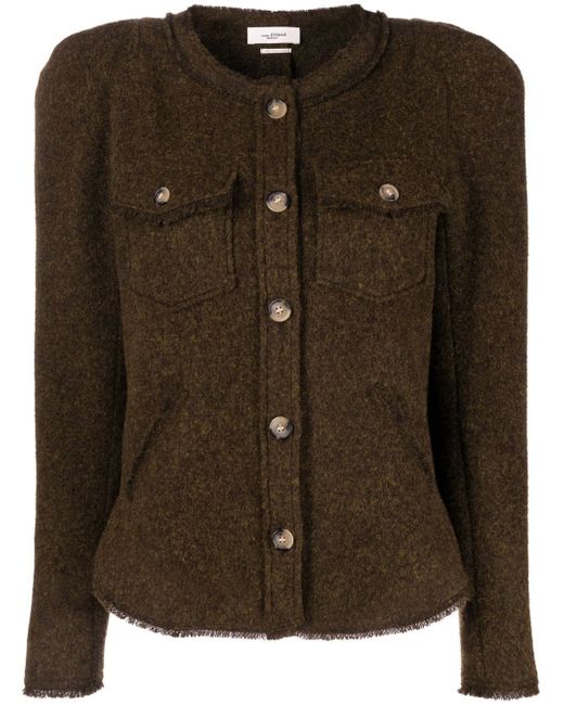 Isabel Marant Etoile button-up knitted jacket