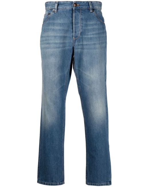 PT Torino cropped straight-leg jeans