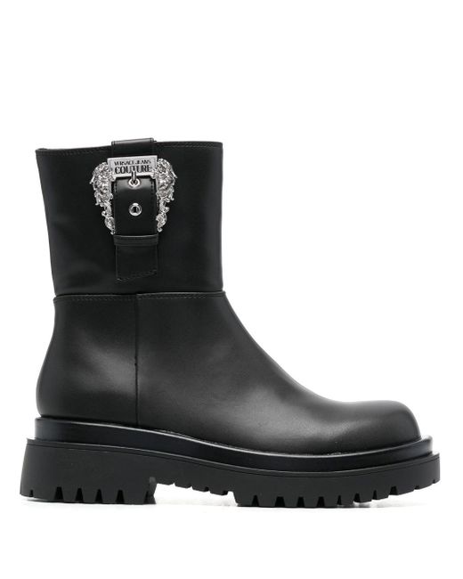 Versace Jeans Couture buckled ankle boots