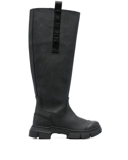 Ganni Recycled-Rubber Country boots