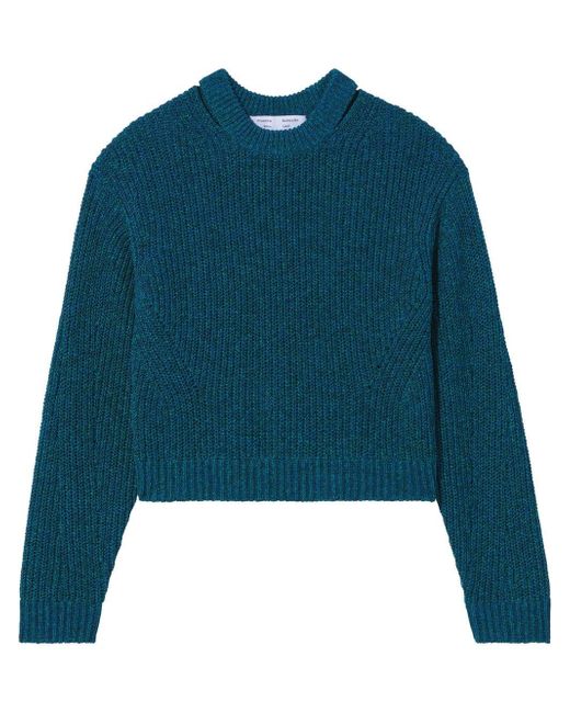 Proenza Schouler White Label cut-out rib-knit jumper