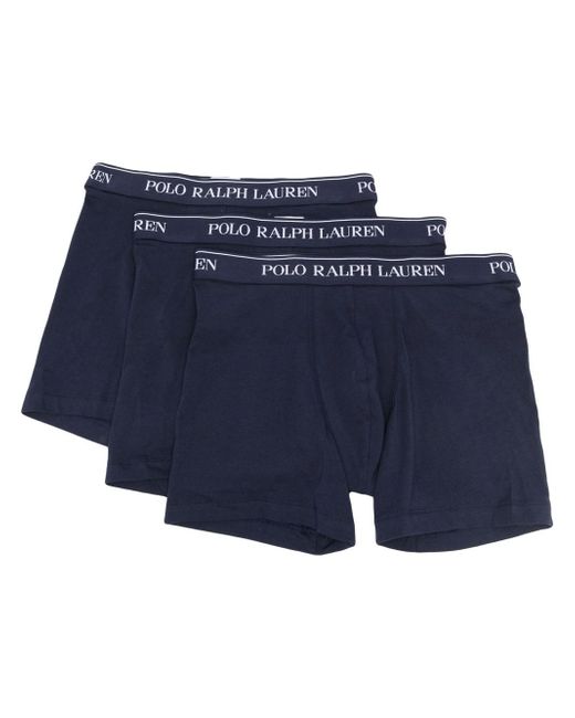Polo Ralph Lauren logo waistband boxer briefs 3 pack