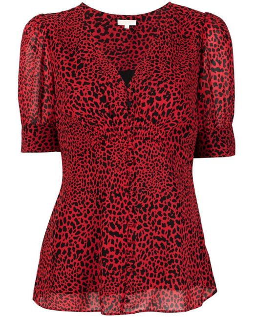 Michael Michael Kors leopard print blouse