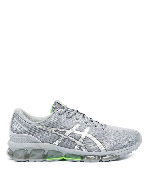 Asics metallic lace-up sneakers