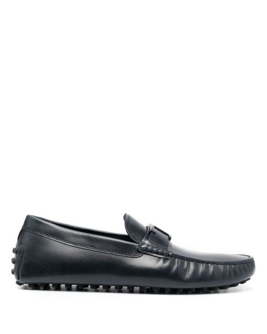 Tod's embossed-sole loafers