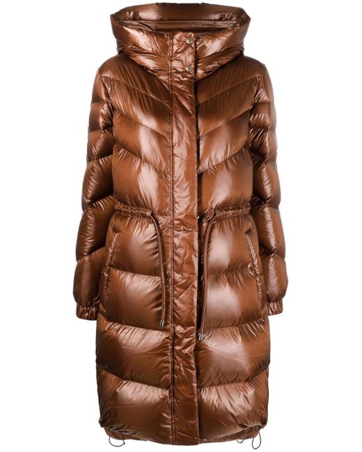 Woolrich zip-up hooded padded coat