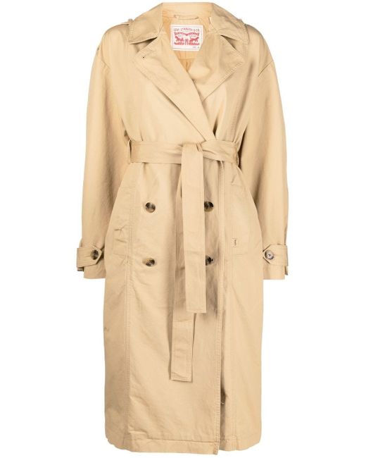 Levi's belted-waist trench coat