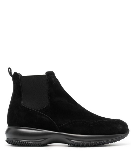 Hogan Interactive leather chelsea boots